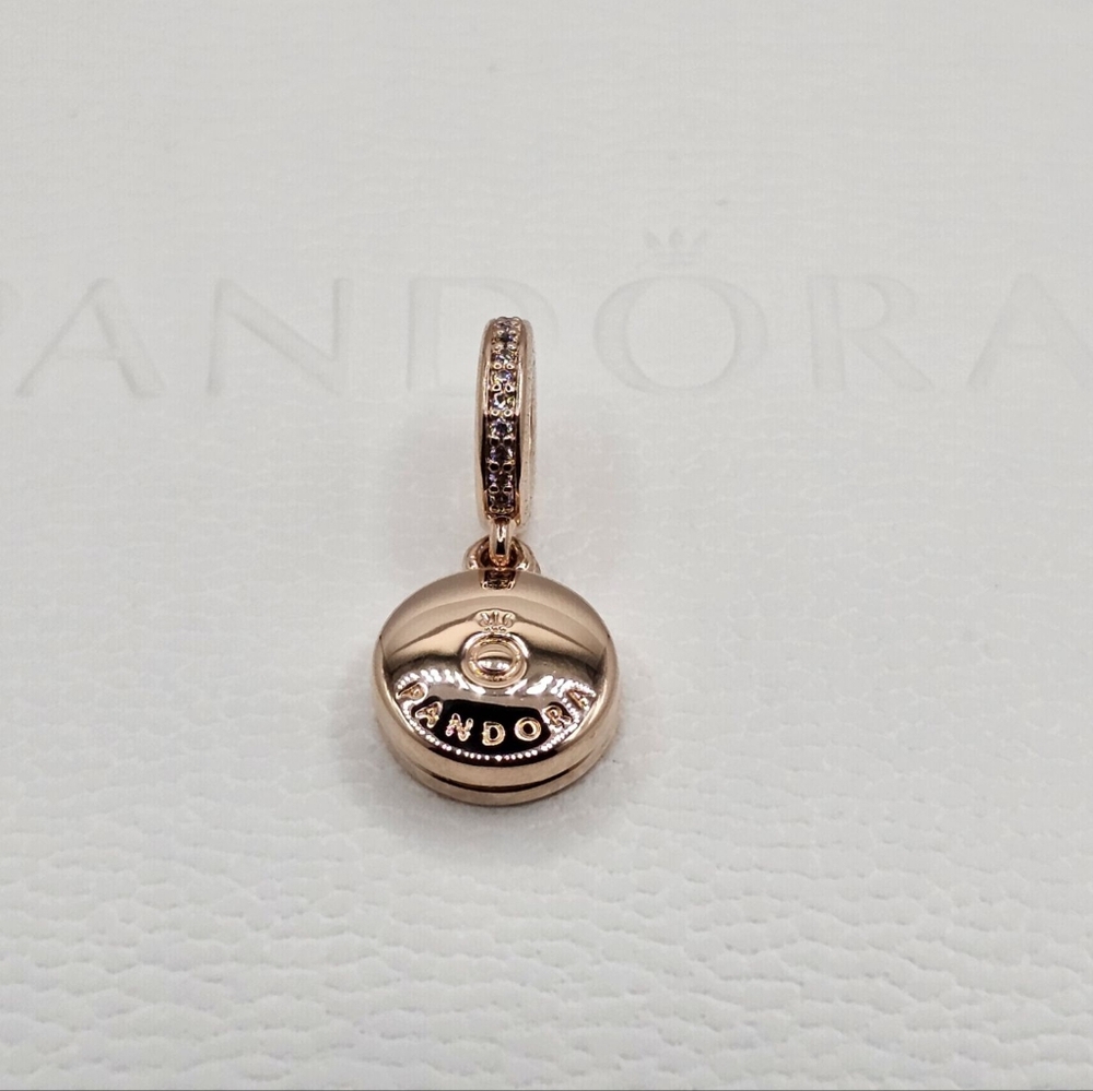 🎁Authentic Pandora ROSE SPARKLING DANGLE CHARM - Picture 5 of 8